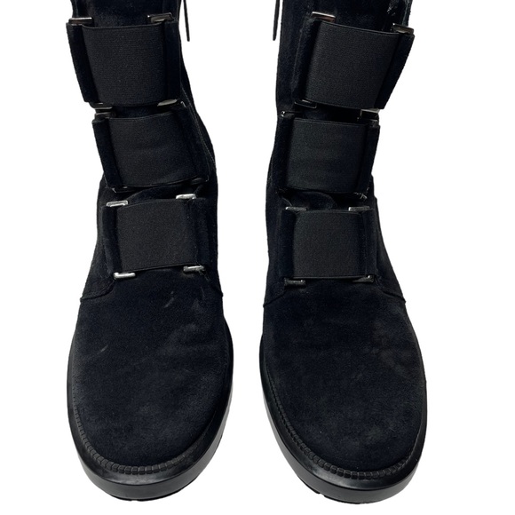 Aquatalia | Liv Weatherproof Suede Booties in Black 8.5 - Picture 8 of 12